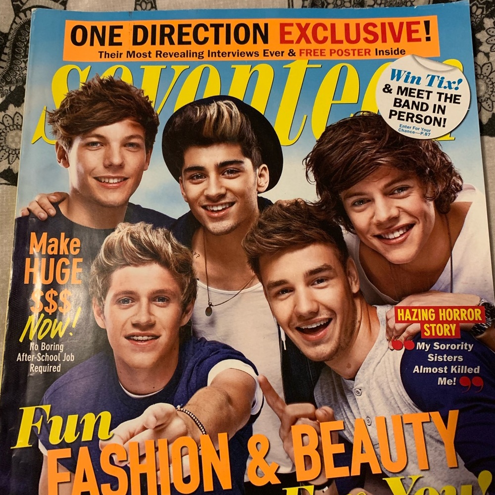 SOLD ON DEPOP One DirectionSeventeen Magazine 2012
